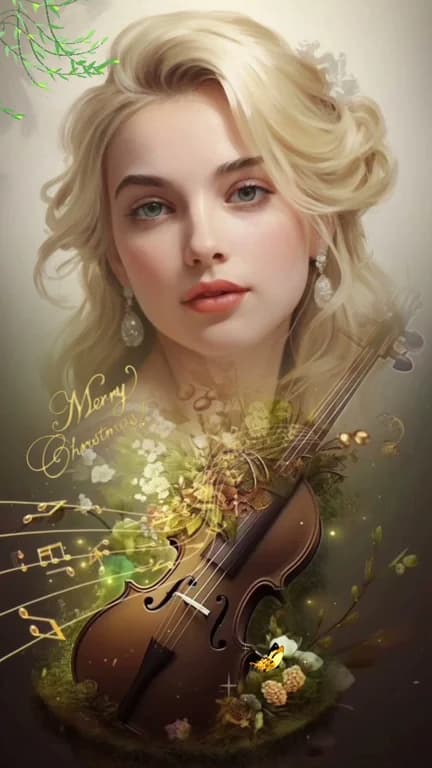 Floral Strings Portrait design cover