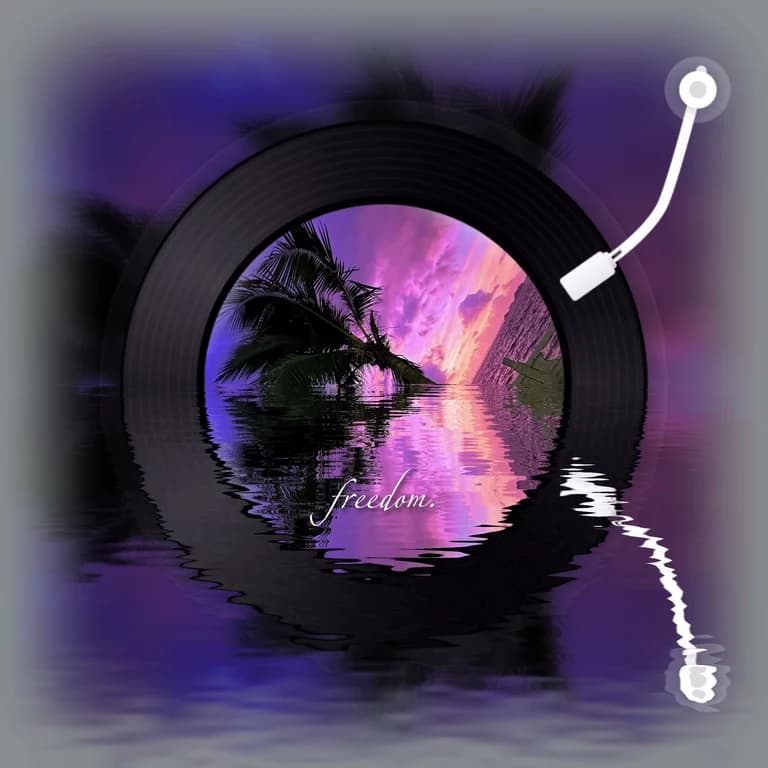 Ripple Reflection Vinyl design cover