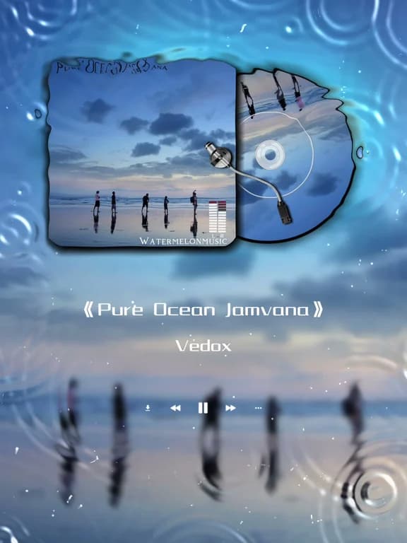 Blue Ripple Album design cover