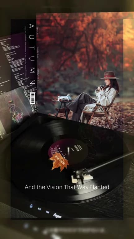 Record Sleeve Turntable design cover