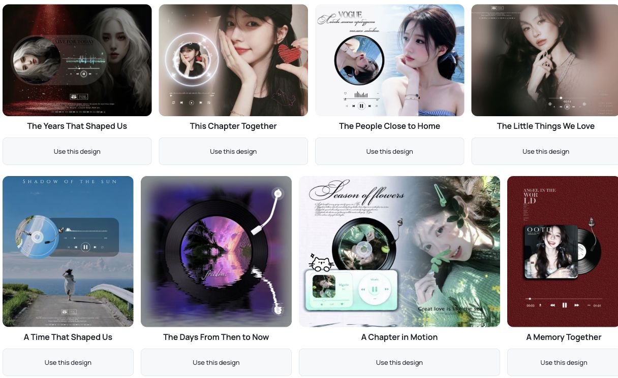 Choose a video design